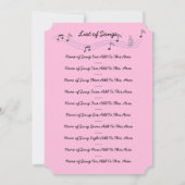 アンナのヴァイオリンのリサイタル招待状改訂5と6 招待状 (裏面)