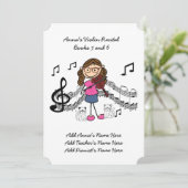 アンナのヴァイオリン発表会のご案内（5月と6日） 招待状 (スタンド正面)