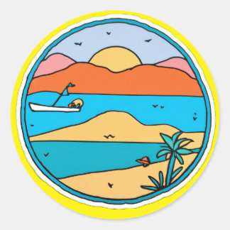 アンナアートステッカー ラウンドシール