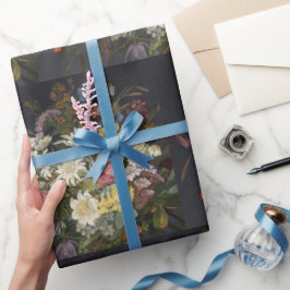 アンナステイナーニッテルヴィンテージアルパインフラワーズラッピ ラッピングペーパー