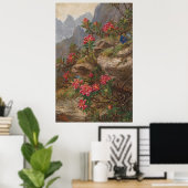 アンナステインアニットテルアルパインフラワーズ ポスター (ホームオフィス)