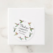 アンナズハミングバーズベビーシャワーメッセージカード フェイバータグ (インサイチュ)