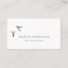 アンナズハミングバードビジネスカード 名刺