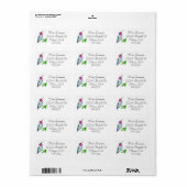 アンナズハミングバード住所 シール (フルシート)