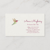 アンナズハミングバード 名刺 (正面)