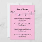 アンナズバイオリンリサイタル招待状カード 招待状 (裏面)