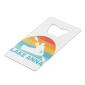 アンナバージニアカヤック湖 クレジットカード栓抜き (正面アングル)