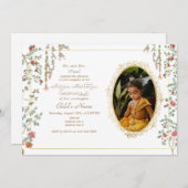 アンナパラシャン初の稲作式フローラ写真 招待状 (正面/裏面)