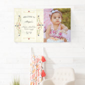 アンナパラシャン初めての稲作写真歓迎 横断幕 (インサイチュ)