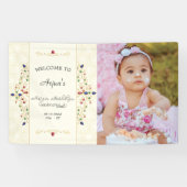 アンナパラシャン初めての稲作写真歓迎 横断幕 (横)