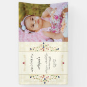 アンナパラシャン初めての稲作写真歓迎 横断幕 (縦)