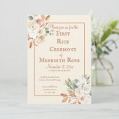 アンナプラシャンファーストライスセレモニーフローラ 招待状 (スタンド正面)