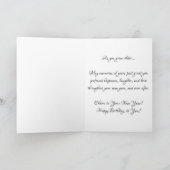 「アンナベル ハイドランジア」誕生日カード カード (内部)