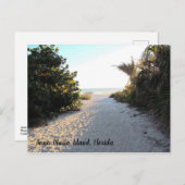 アンナマリアアイランドフロリダ州 – ビーチ – 日 ポストカード (正面/裏面)