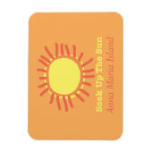 アンナマリアアイランド太陽の柔軟な磁石を吸収 マグネット (縦)