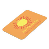 アンナマリアアイランド太陽の柔軟な磁石を吸収 マグネット (左側)