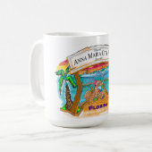 アンナマリアシティピアTシャツ コーヒーマグカップ (正面左)