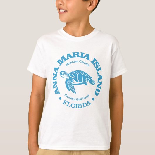 アンナマリア島(ウミガメ) Tシャツ (正面)