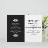 アンナリーゼダマスク – フォーマル結婚式 プログラム (スタンド正面)