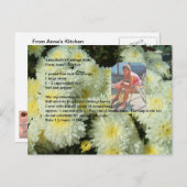 アンナルースのキャベツ転がレシピはがき ポストカード (正面/裏面)