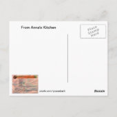 アンナルースのキャベツ転がレシピはがき ポストカード (裏面)