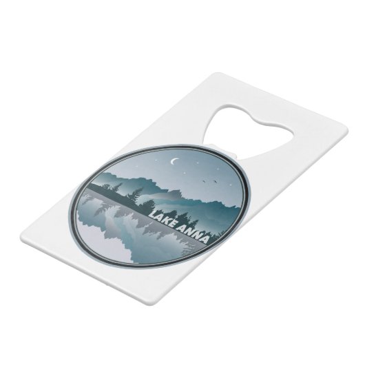 アンナヴァージニア湖リフレクション クレジットカード栓抜き (裏面アングル)