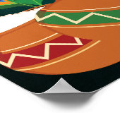 アンナ伝統的ラシャン歓迎サイン ポスター (角)