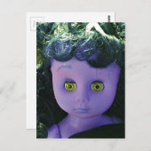 アンナ幽霊のよく出るーを乗せる ポストカード (正面/裏面)