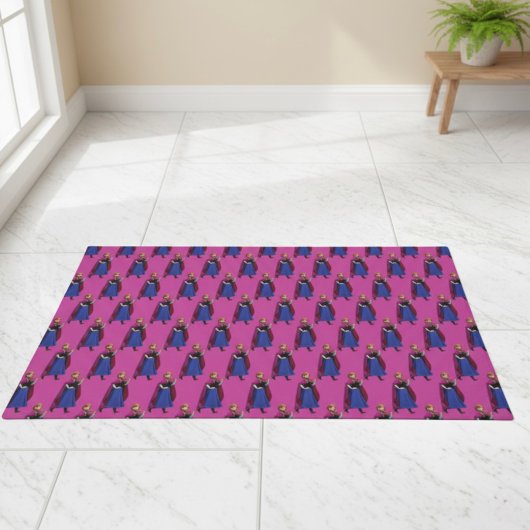 アンナ文字 ドアマット