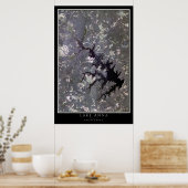 アンナ湖バージニア衛星ポスターマップ ポスター (キッチン)