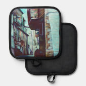 アンナ通り 鍋敷き (正面/裏面)