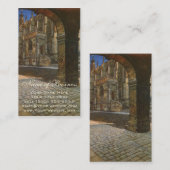 アンナ・アルマ・タデマによるイートン・カレッジ・チャペル 名刺 (正面/裏面)