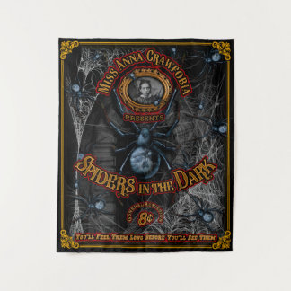 『アンナ・クロフォビアのクモの暗いサイドショー』 タペストリー