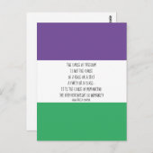 アンナ・ジュリア・クーパー 名言 ポストカード (正面/裏面)