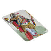 アンナ・ニジンガ女王（1583年～1663年）、『レセイル・デ・E』より マグネット (右側)