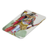 アンナ・ニジンガ女王（1583年～1663年）、『レセイル・デ・E』より マグネット (左側)