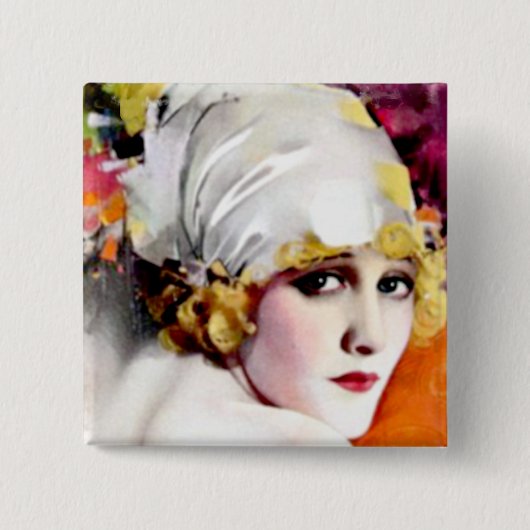 アンナ・ニルソン 缶バッジ (正面)