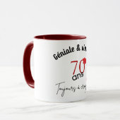 アンニバーセア70アンズ マグカップ (正面左)