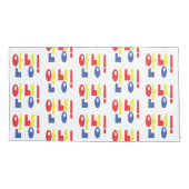 アンニョン！韓国語Hi / Hello 안녕ハングル語Pil 枕カバー (裏面-左)