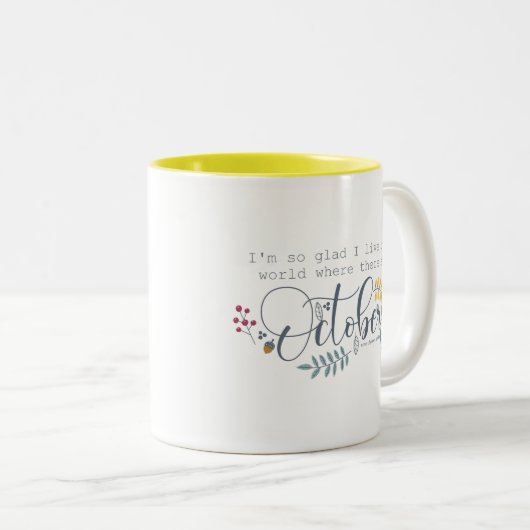 アンヌオブグリーンゲーブルズ引用文 ツートーンマグカップ (正面右)