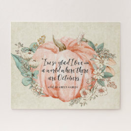 アンヌオブグリーンゲーブルズ10月引用文 ジグソーパズル