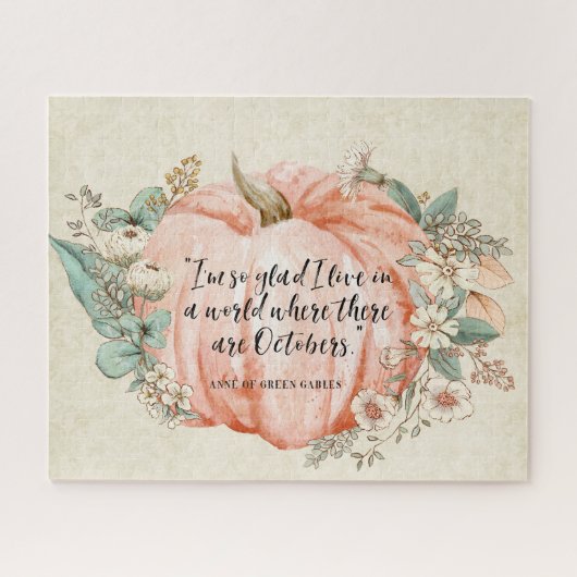 アンヌオブグリーンゲーブルズ10月引用文 ジグソーパズル (横)