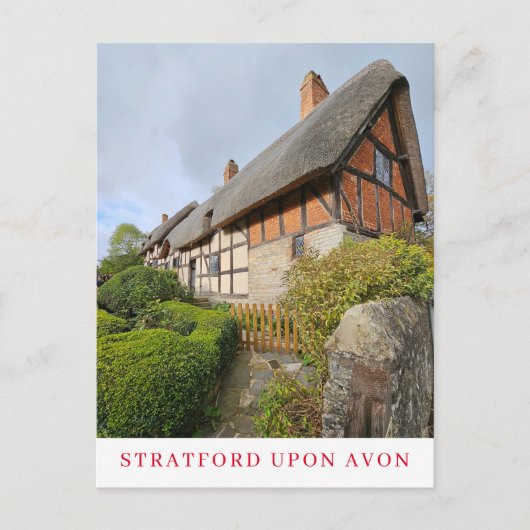 アンヌハサウェイコテージビューポストカード ポストカード (正面)