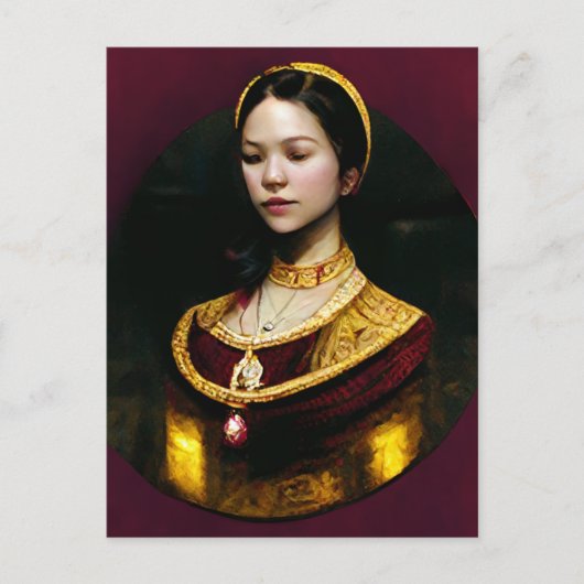 アンヌボリーンフラットノートカード ポストカード (正面)