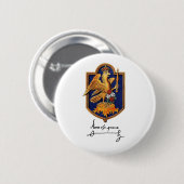 アンヌボレーン署名&コート・オブ・アームズ 缶バッジ (正面&裏面)