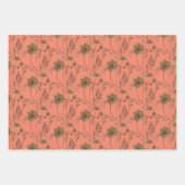 アンヌ女王のレースのラッピング紙セット ラッピングペーパーシート (正面)