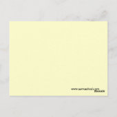 アンヌ女王のレースの贈り物と好意 ポストカード (裏面)