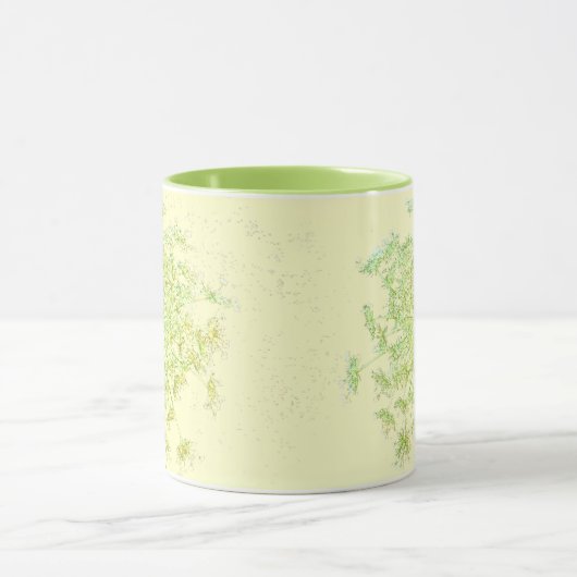 アンヌ女王のレースの贈り物と好意 マグカップ (中央)