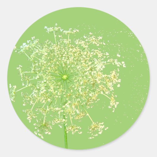 アンヌ女王のレースの贈り物と好意 ラウンドシール (正面)