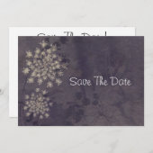 アンヌ女王のレース紫デートを除く セーブザデート (正面/裏面)